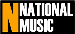 National Music Logo Black